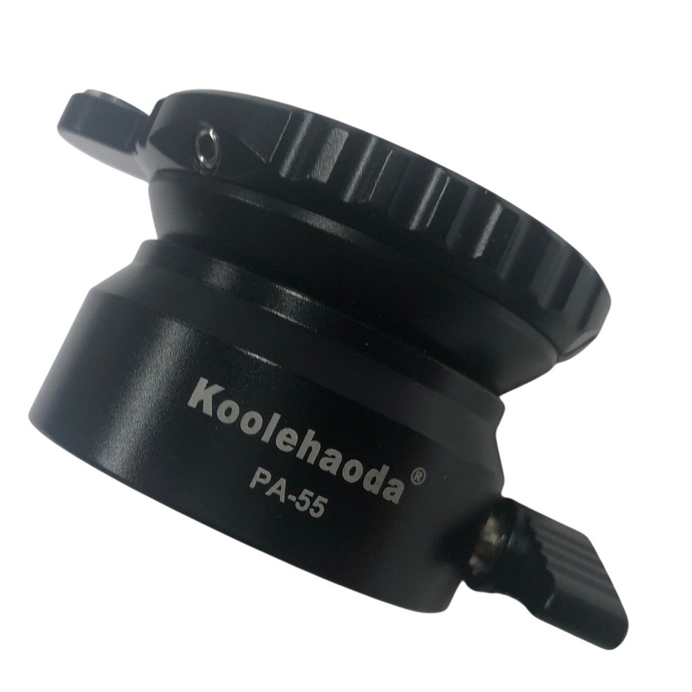 Koolehaoda PA-55 Tripod Leveling Base Black Tilt Bubble Level Camera Mount
